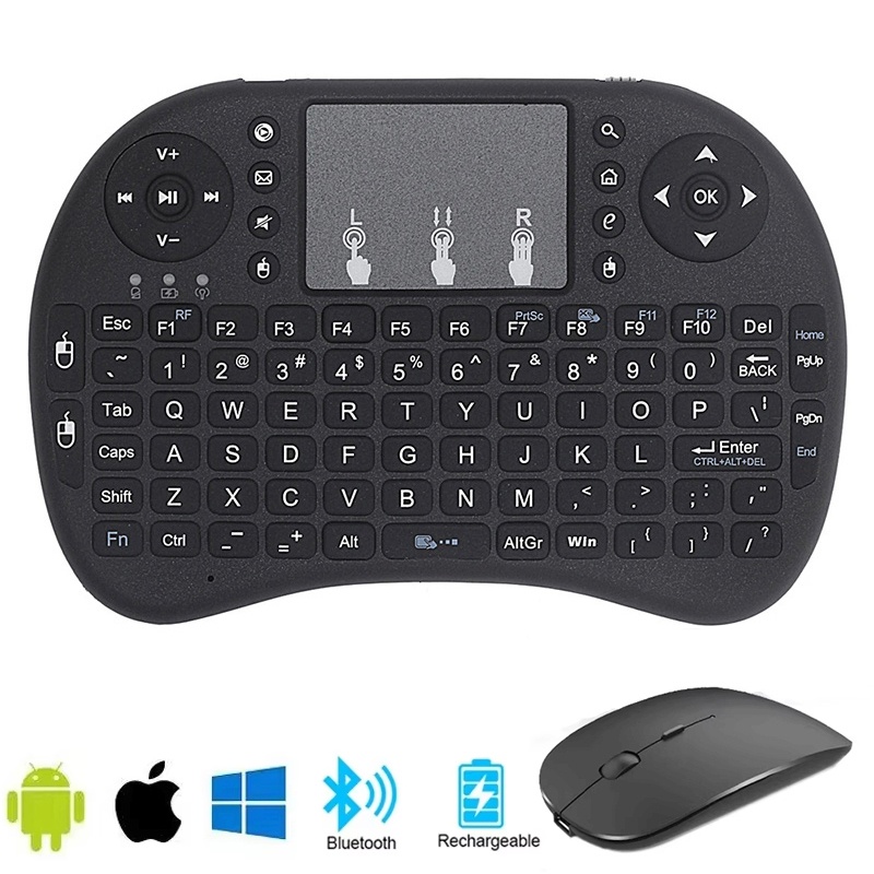 Wireless Keyboard Mini - Мини-английская Bluetooth-клавиатура, портативная беспроводная клавиатура, перезаряжаемая