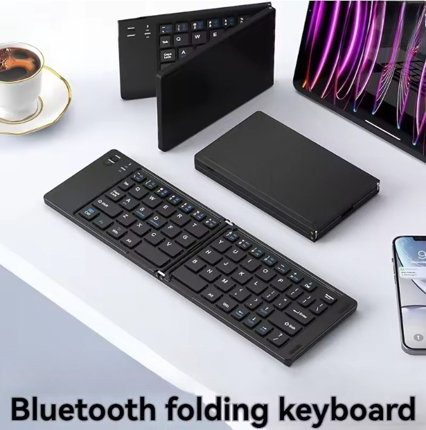 Wireless Keyboard Mini - Портативная мини-складная беспроводная клавиатура, тонкая Bluetooth-клавиатура,