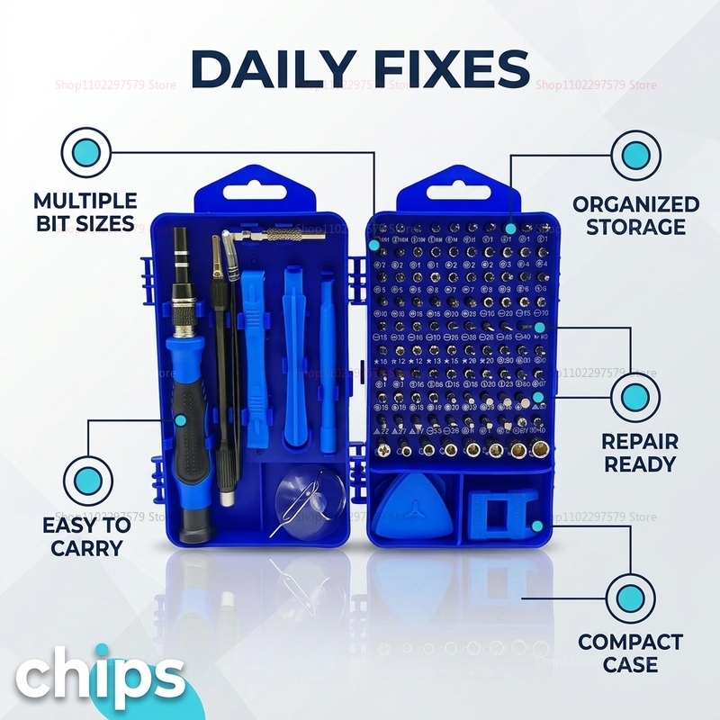 Набор отверток 115 в 1: многоф – обзор и цена Electronics Repair Gadgets