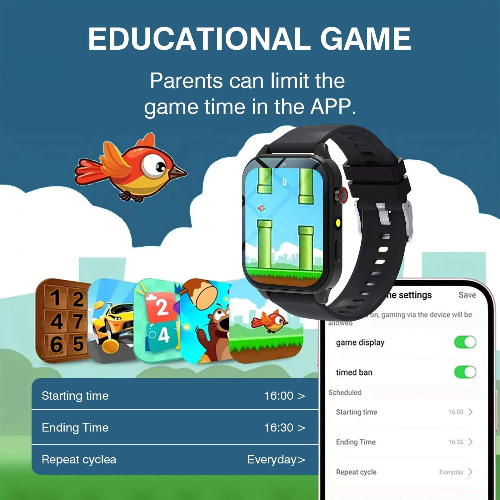 Детские умные часы 18, игровая – обзор и цена Smart Watch Kids